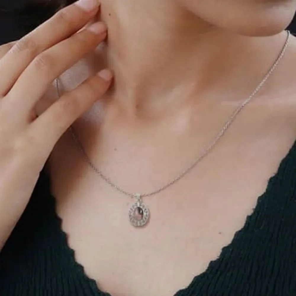 Orissa Rhodolite Garnet Pendant Necklace‎
